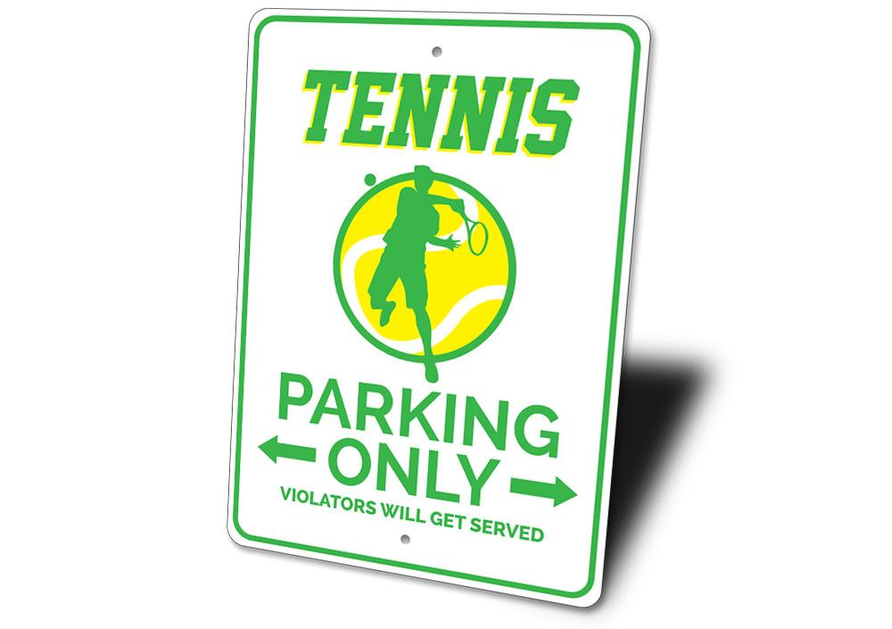 Home Decor Tennis Parking Sign
