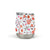 Home & Garden Red Floral Wine Tumbler