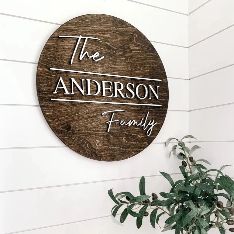 housewarming gift Family Wall Sign