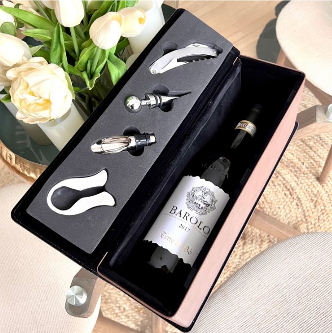housewarming gift Personalized Wine Box Set