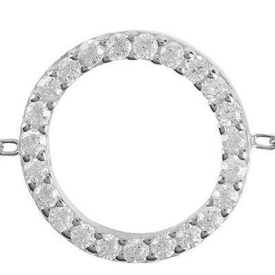 Jewelry & Accessories - Bracelets & Bangles Halo Sparkling Circle Bracelet Silver