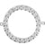 Jewelry & Accessories - Bracelets & Bangles Halo Sparkling Circle Bracelet Silver