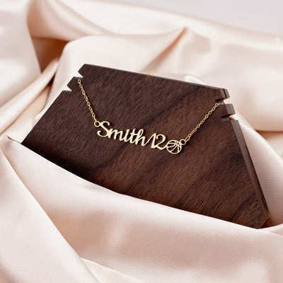 Jewelry Basketball Mom Personalized Necklace