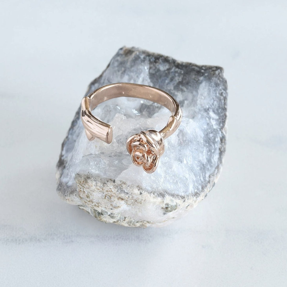 Jewelry &amp; Watches Adjustable Rose Ring