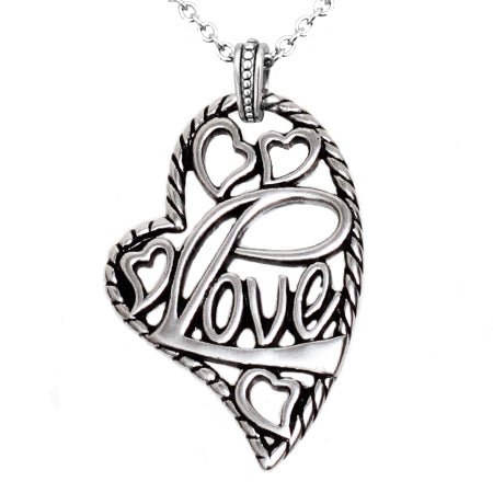 Jewelry & Watches Heart Necklace Free Love