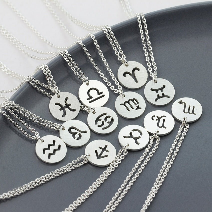Jewelry & Watches Personalized Twelve Constellations Necklaces