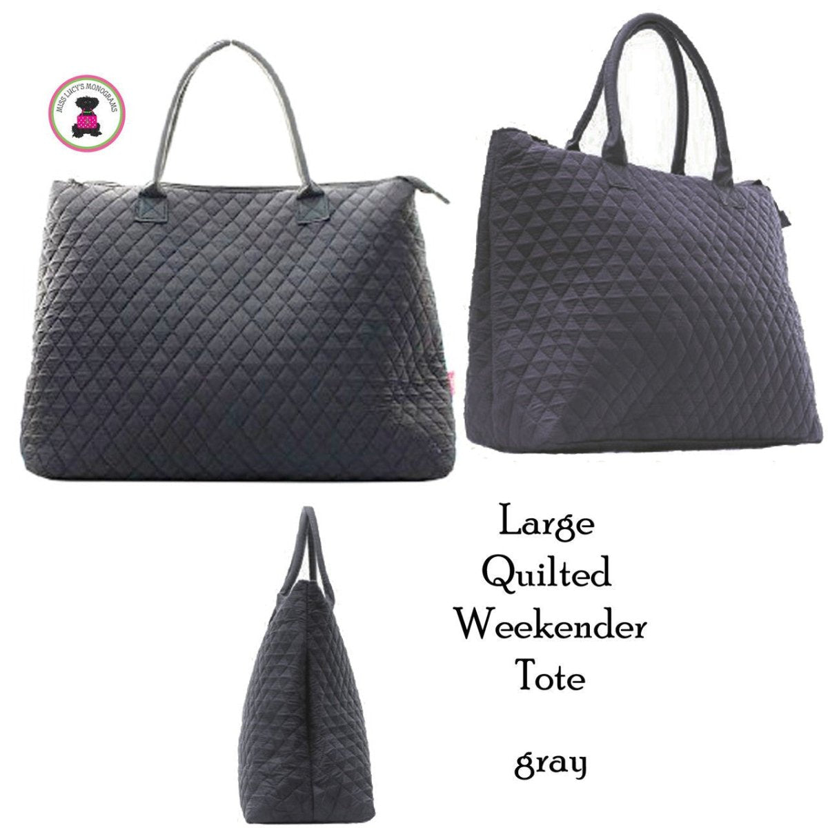 Monogram Weekender Tote