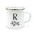 Mugs Blush Initial Personalized Coffee Mug