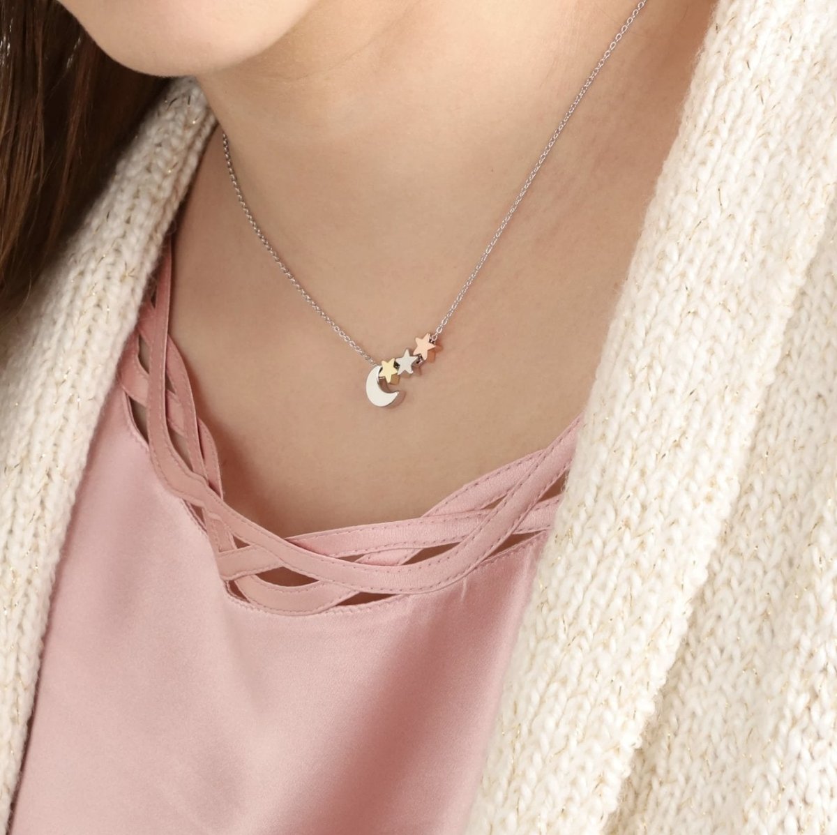 Necklace Moon And Star Necklace