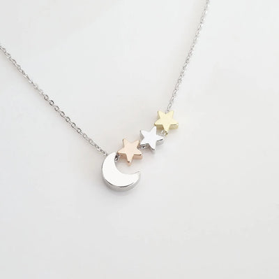 Necklace Moon And Star Necklace