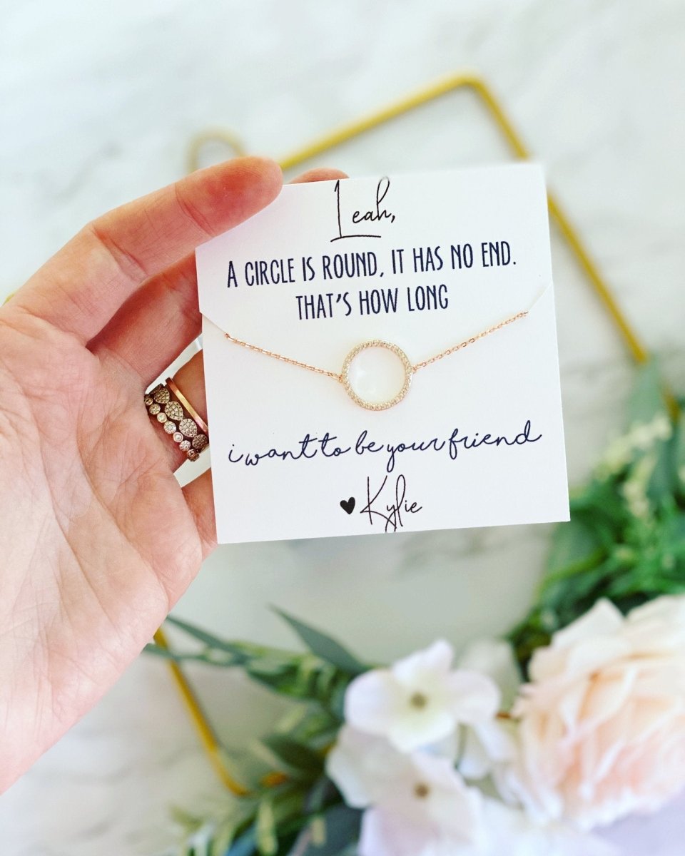 Necklaces Infinity Circle Best Friend Necklace