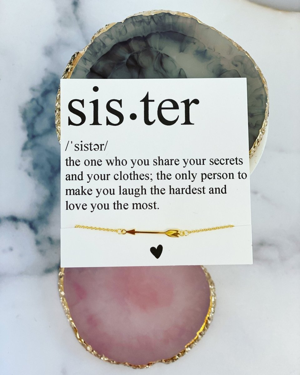 Necklaces Sister Arrow Necklace