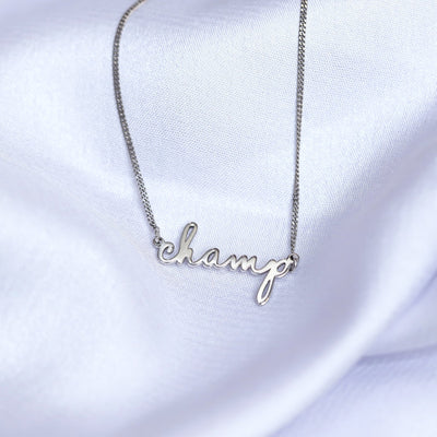 Personalized Champ Necklace