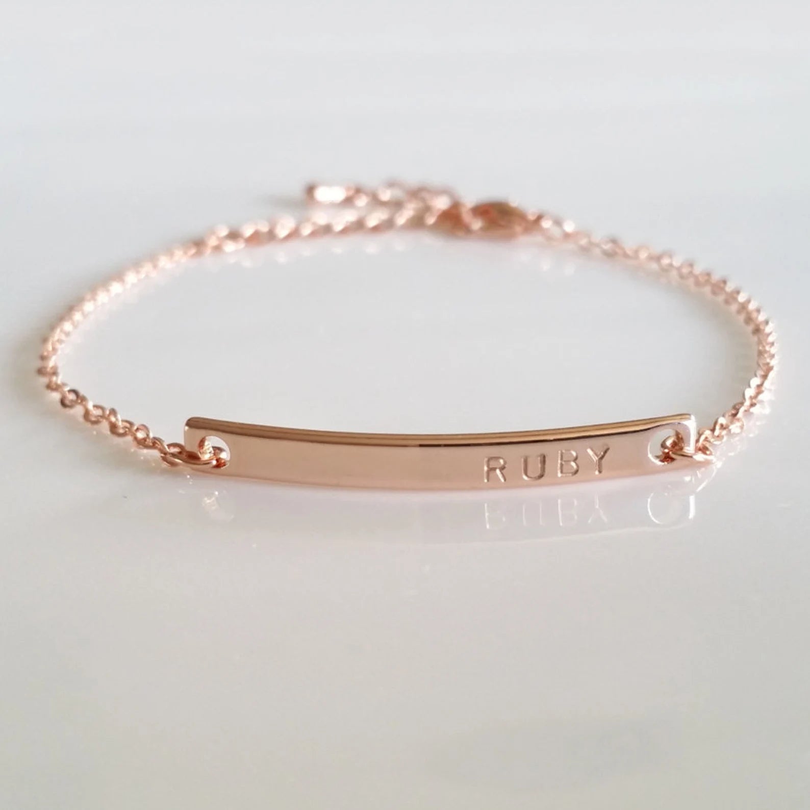 Personalized Dainty Bar Bracelet