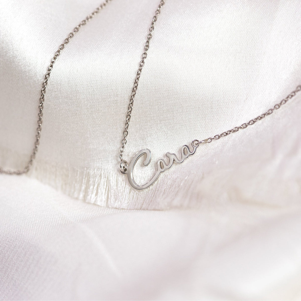 Personalized Name Necklace by Capucinne Blue