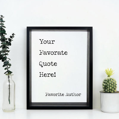 Picture Frame Custom Quote Frame