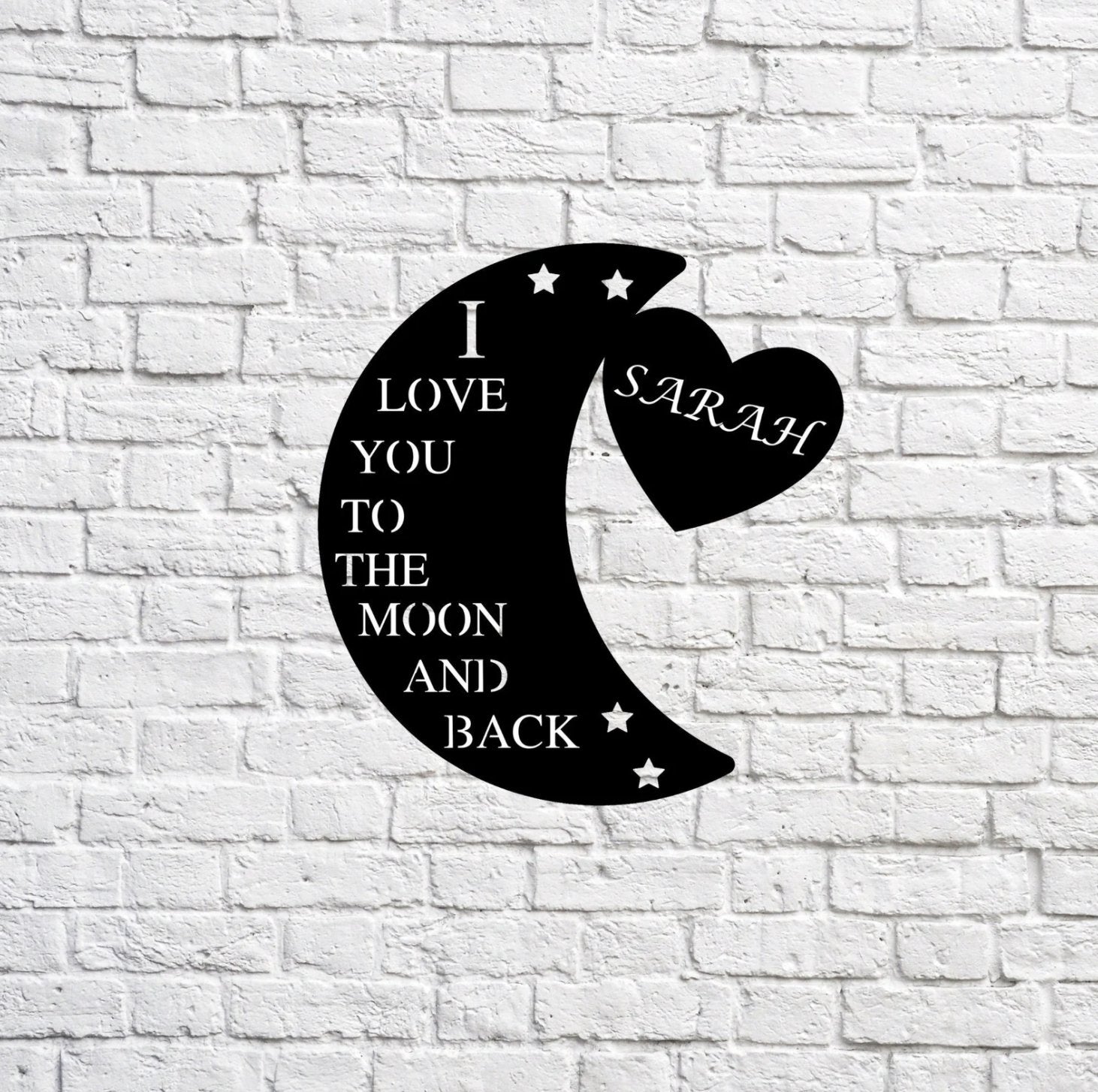 Pub Signs To The Moon And Back Sign