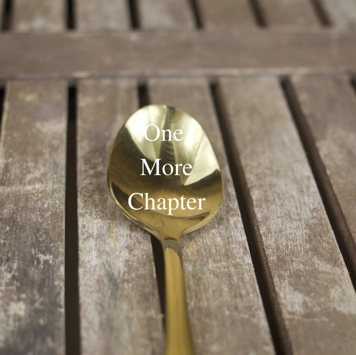 Serveware Custom Gold Spoon