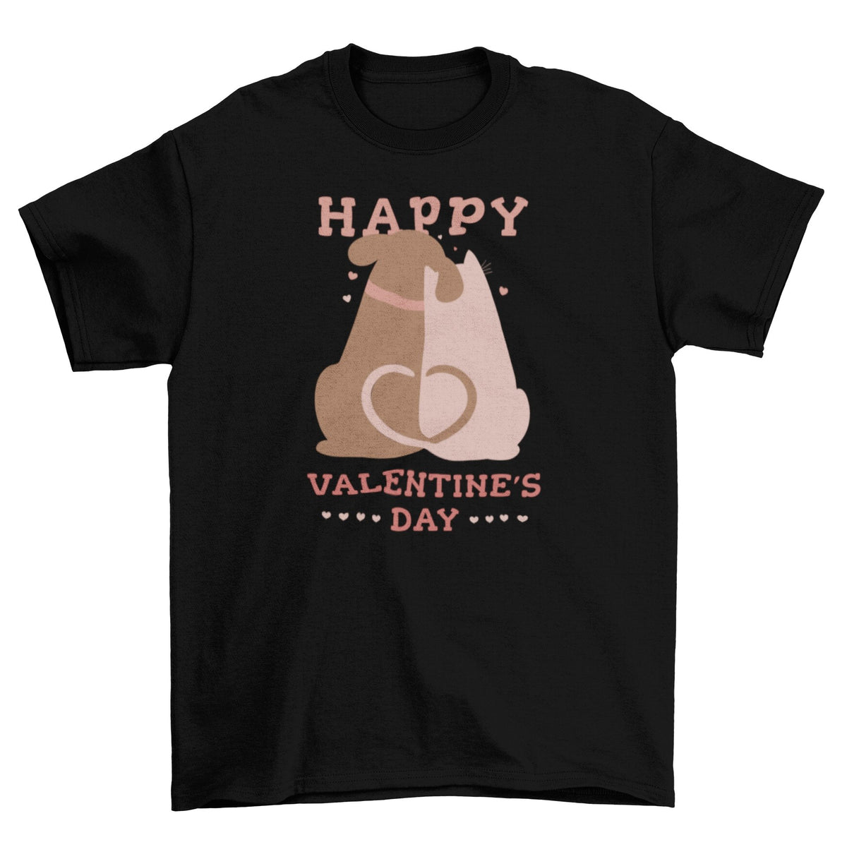 T-shirts Happy Valentine&#39;s day pets t-shirt