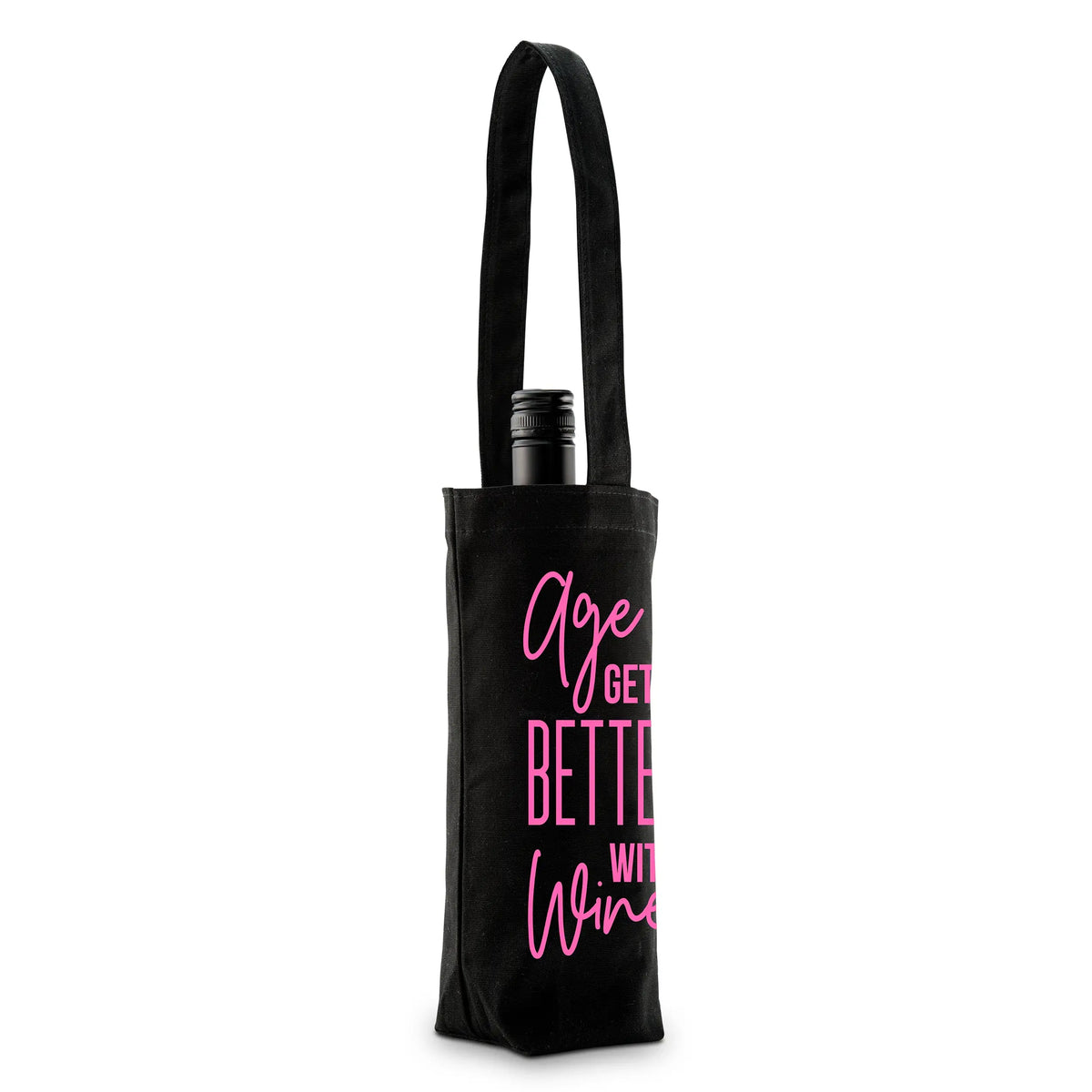 Totes Age Gets Better With Wine Tote Bag