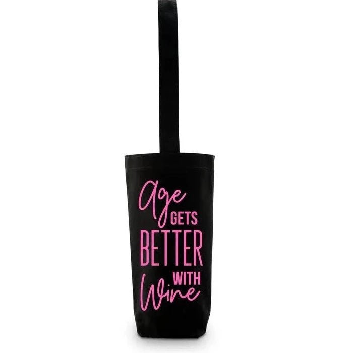 Totes Age Gets Better With Wine Tote Bag