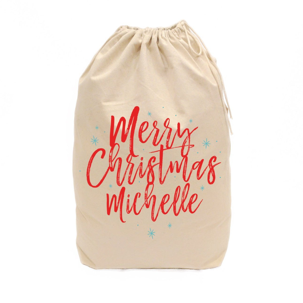 Totes & Beach Bags Personalized Merry Christmas Santa Sack