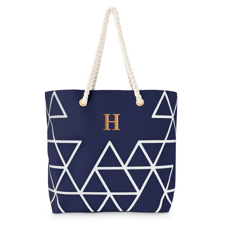 Totes Large Geo Cotton Canvas Tote Bag