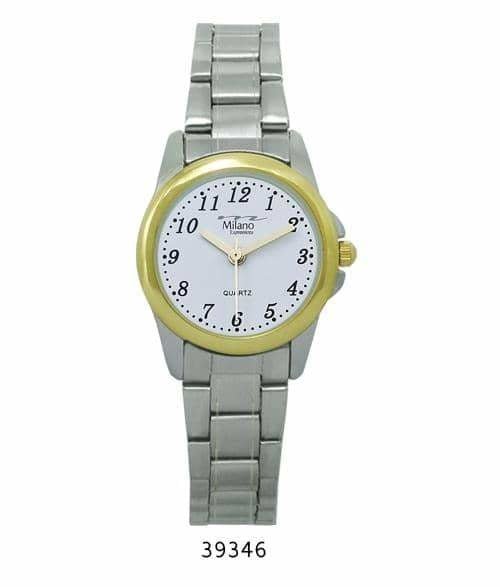 Watches 27MM Milano Expressions Basic Metal Band Watch -