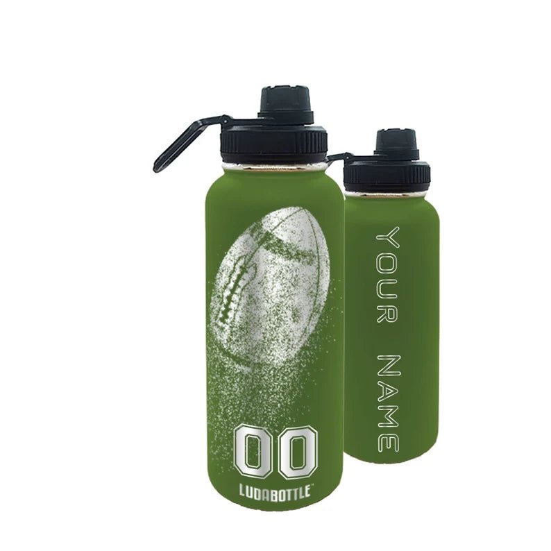 Water Bottle 32oz Football Water Bottle