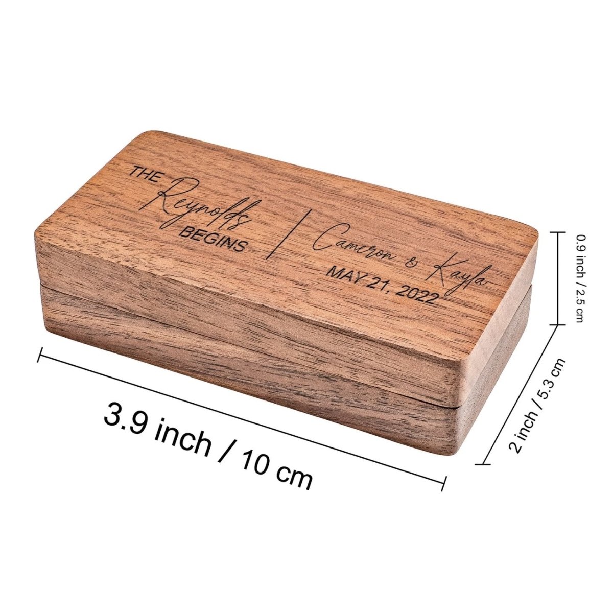 wedding ring box His And Hers Wedding Ring Box