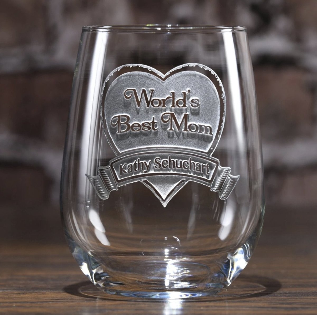 Best Mom Ever Wine Glass Groovy Girl Gifts