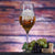 wine Vintage Year Birthday Crystal Wine Glass